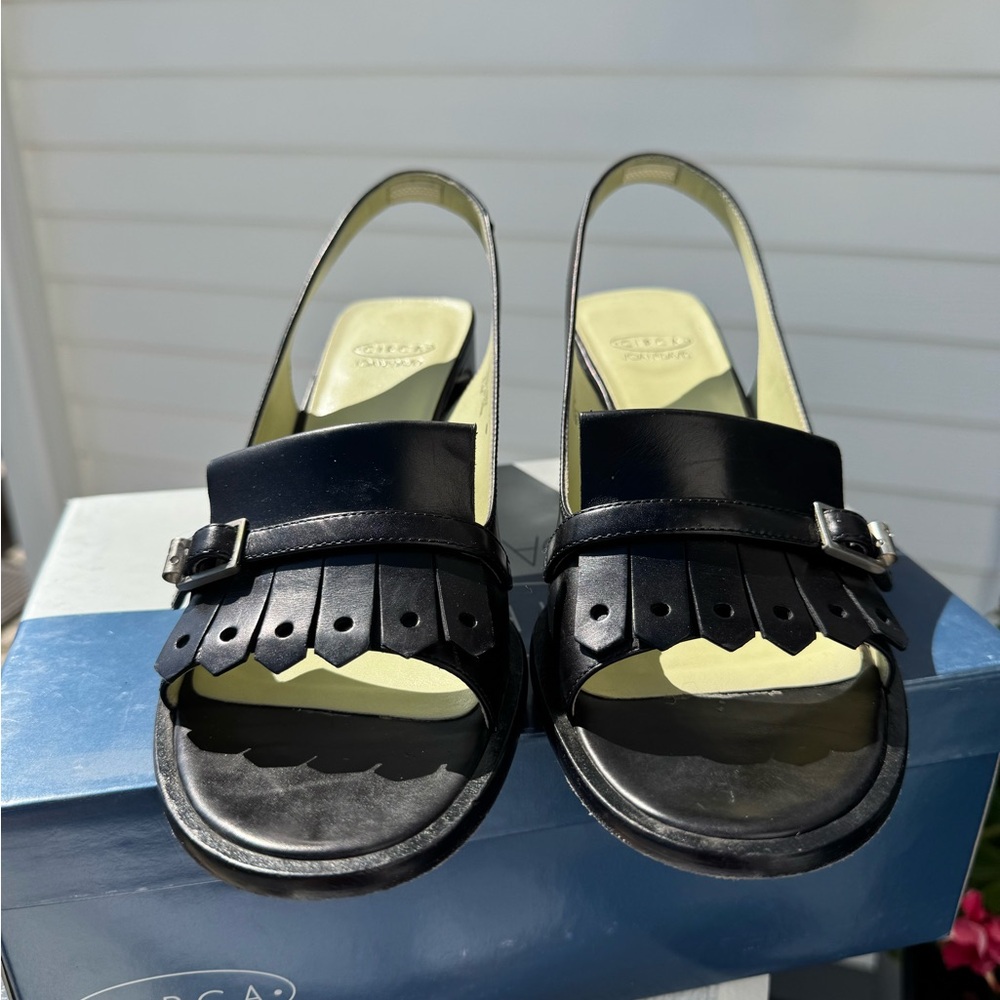 EUC Joan & David Black Women's Sandals